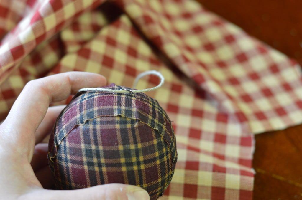 Large Plaid Ornament Balls - Pender & Peony - A Southern Blog