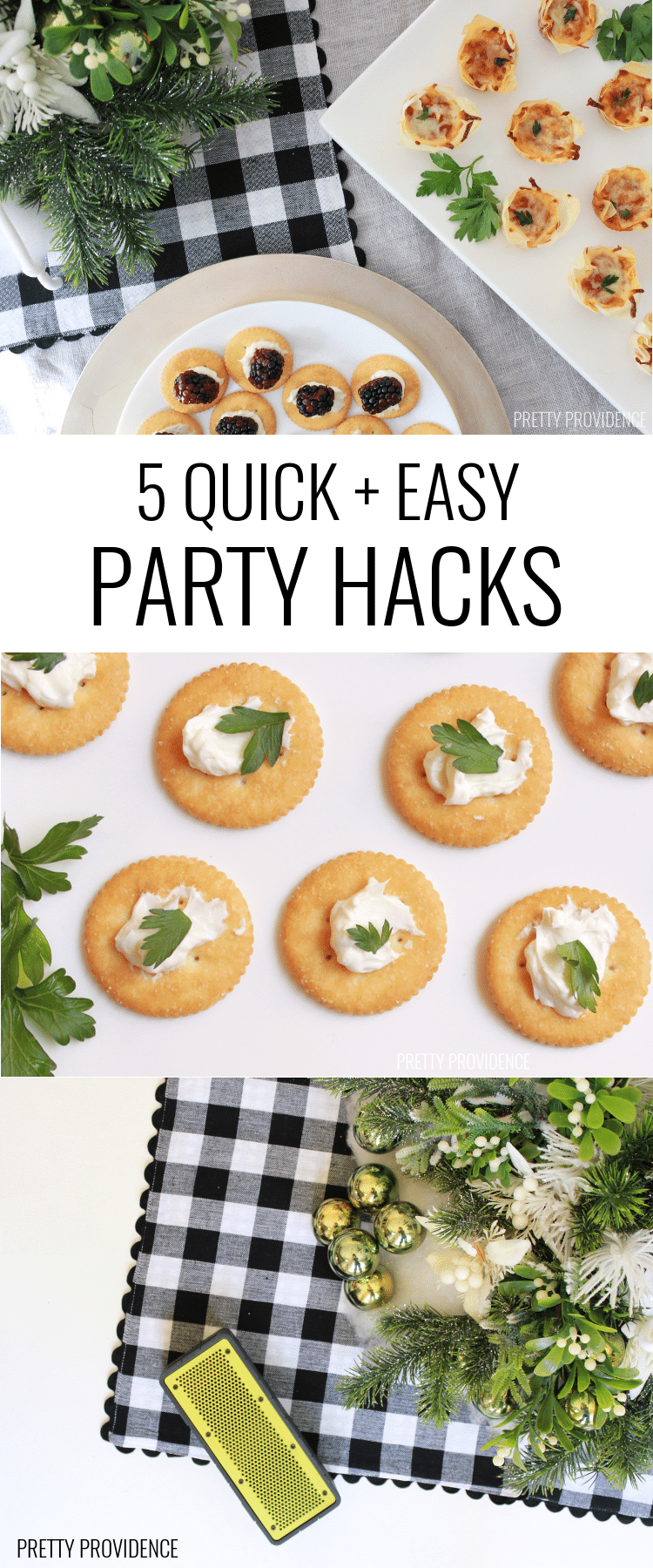 5 easy party hacks to throwing the perfect party! These save so much time and money! 