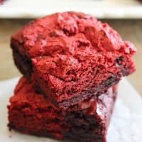 Red Velvet Brownies