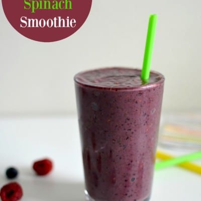 Triple Berry Spinach Smoothie: A Healthy Way To Start Your Day | Pretty Providence