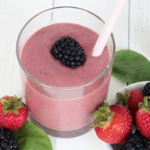 Mixed Berry Smoothie Recipe - Pretty Providence