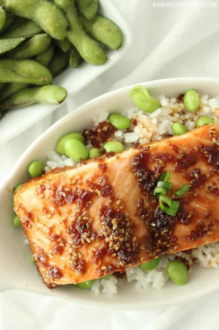 Easy Salmon Teriyaki - Pretty Providence