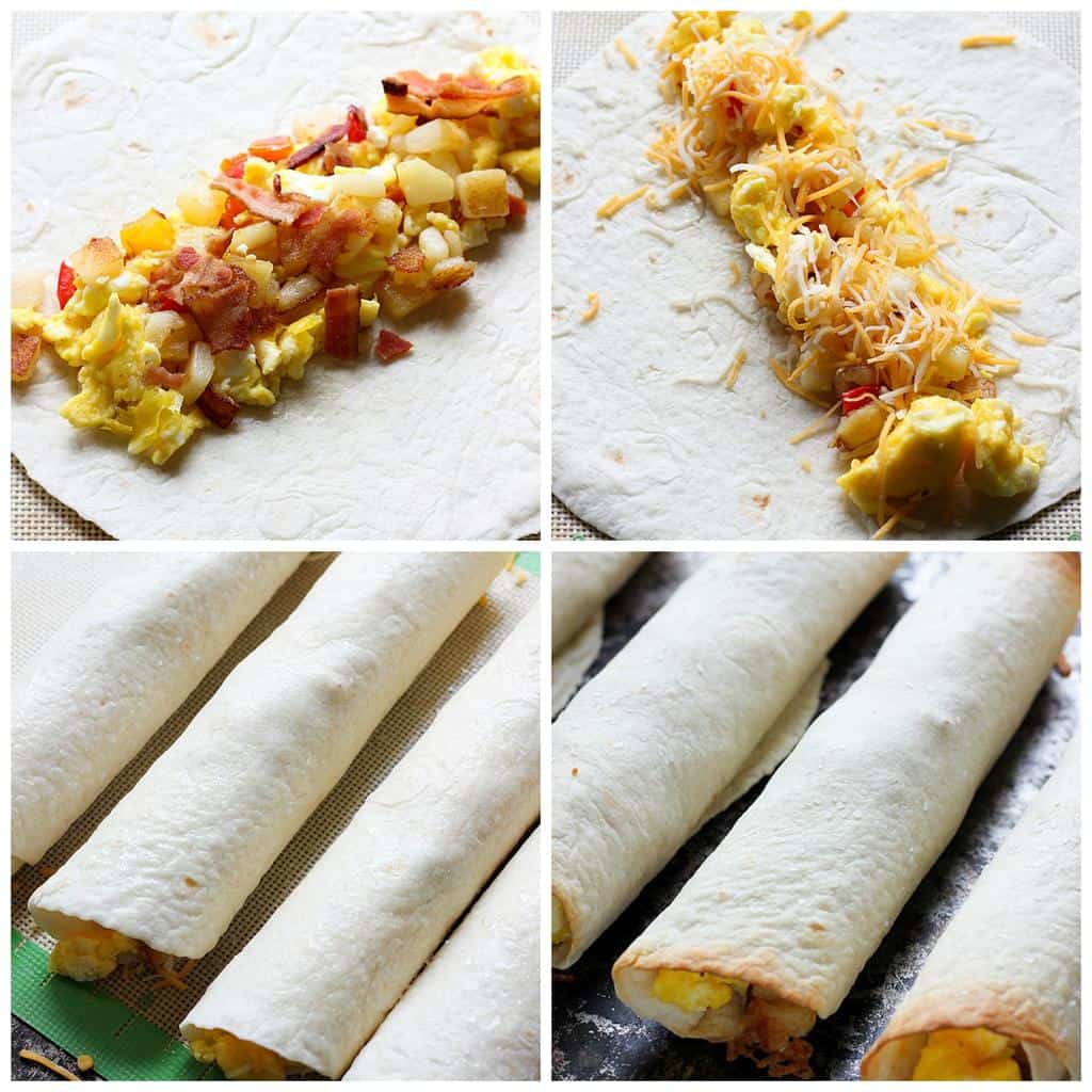 taquitos breakfast cheese