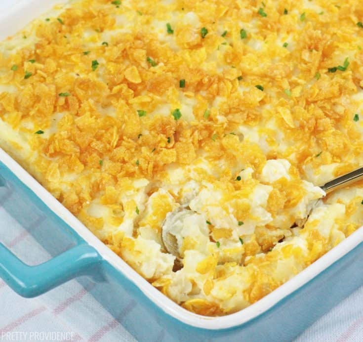 Funeral Potatoes (Cheesy Cornflake Potatoes) Pretty Providence