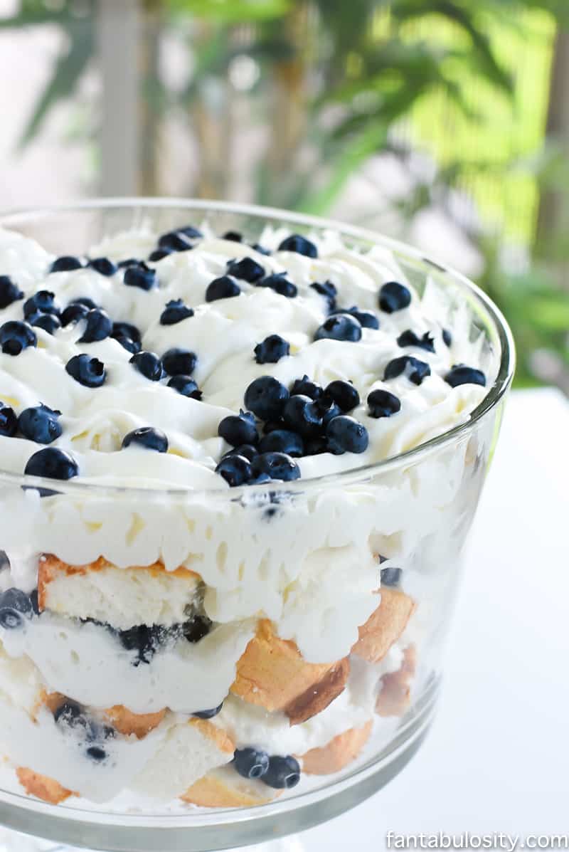 3 Ingredient Blueberry Trifle