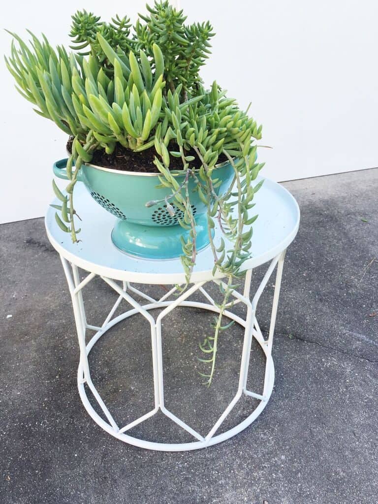 Easy DIY Colander Planters! 