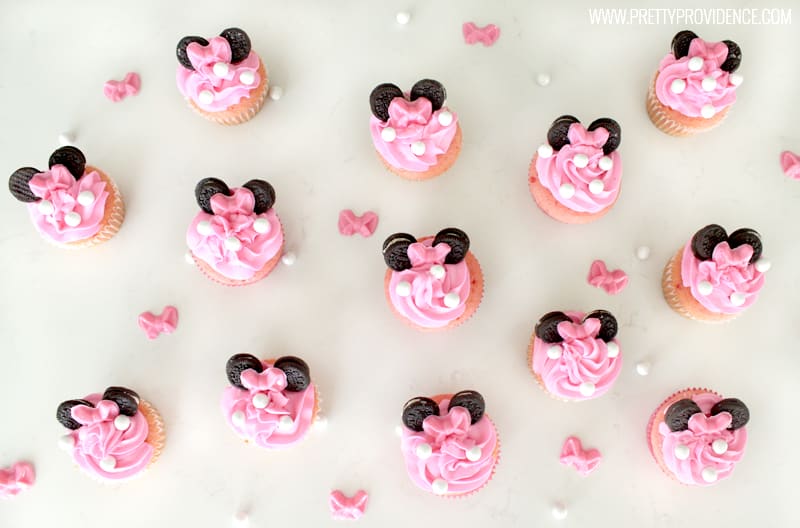 minnie mouse cupcakes oreo ears