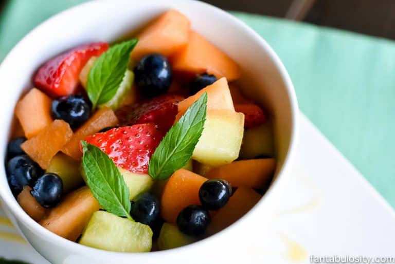 Honey and Mint Fruit Salad Pretty Providence