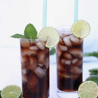 Dirty Dr. Pepper - Coconut Syrup and Lime