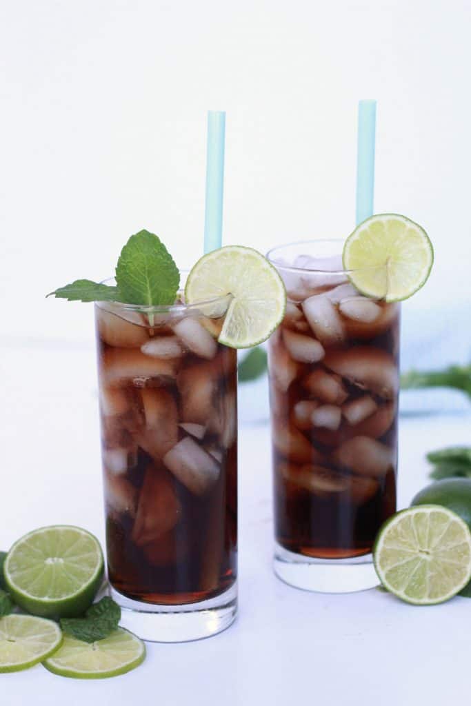Dirty Dr. Pepper - Coconut Syrup and Lime