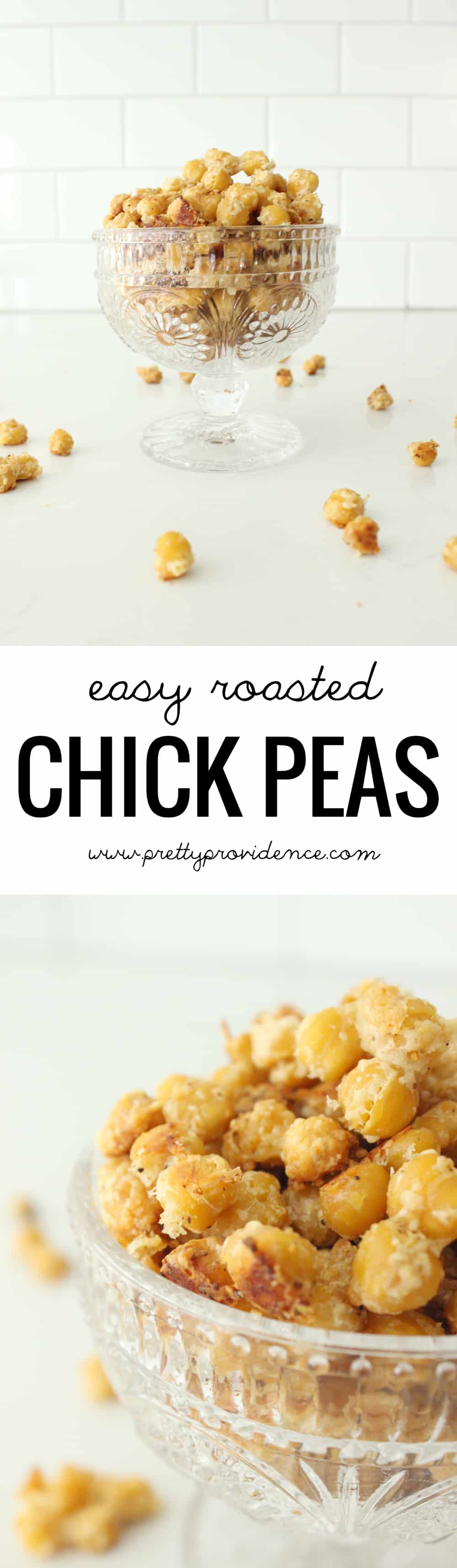 If you need a healthy and delicious snack, these roasted chickpeas are for you! So yummy, even my picky eaters love them! 