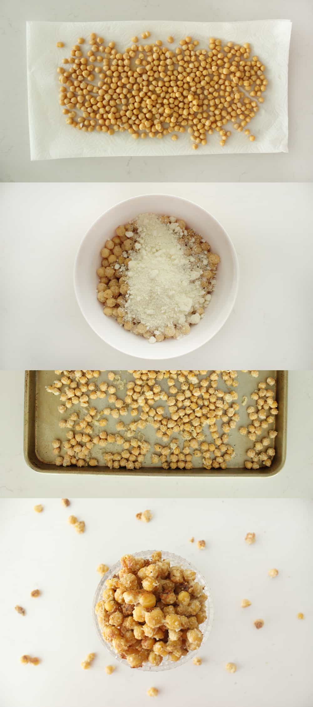 If you need a healthy and delicious snack, these roasted chickpeas are for you! So yummy, even my picky eaters love them! 