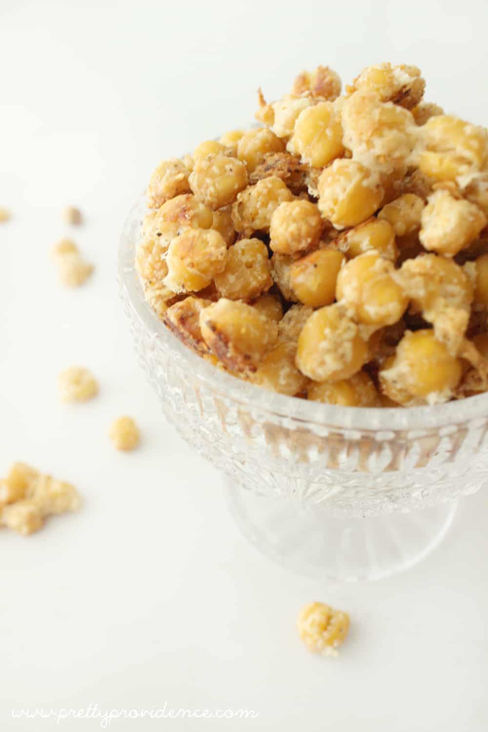 If you need a healthy and delicious snack, these roasted chickpeas are for you! So yummy, even my picky eaters love them! 