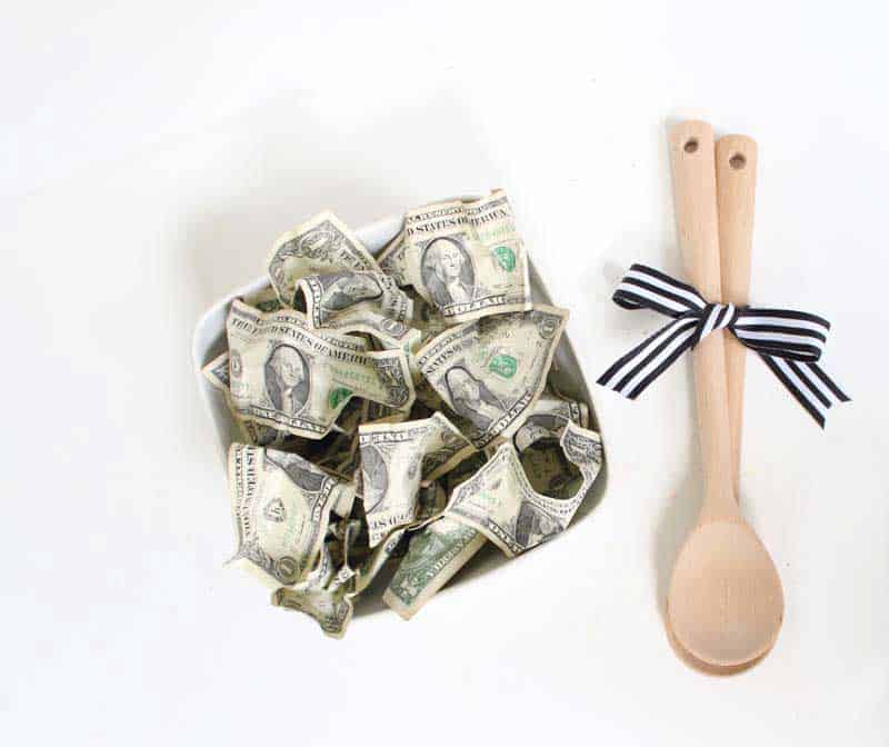 'Green Salad' Money Gift Idea - Pretty Providence