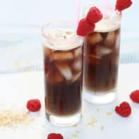 Raspberry Coconut Dr. Pepper Mixed Drink