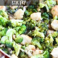 Chicken and Broccoli Stir Fry