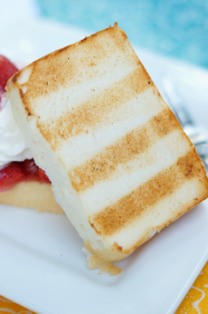 Grilled Strawberry Shortcakes