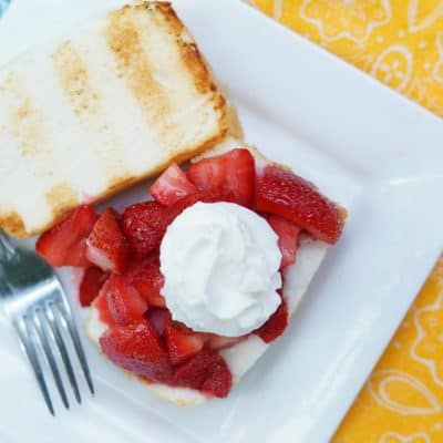Grilled Strawberry Shortcakes