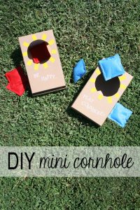 DIY Mini Cornhole - Pretty Providence
