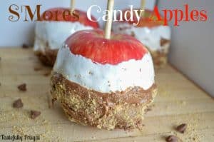S'Mores Candy Apples | Tastefully Frugal