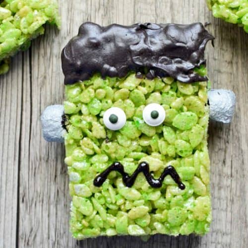 frankenstein-rice-krispie-treats