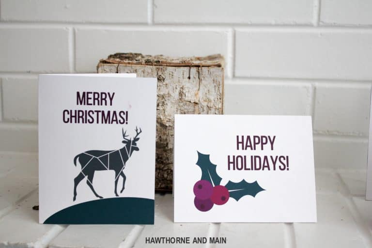 Free Printable Holiday Cards