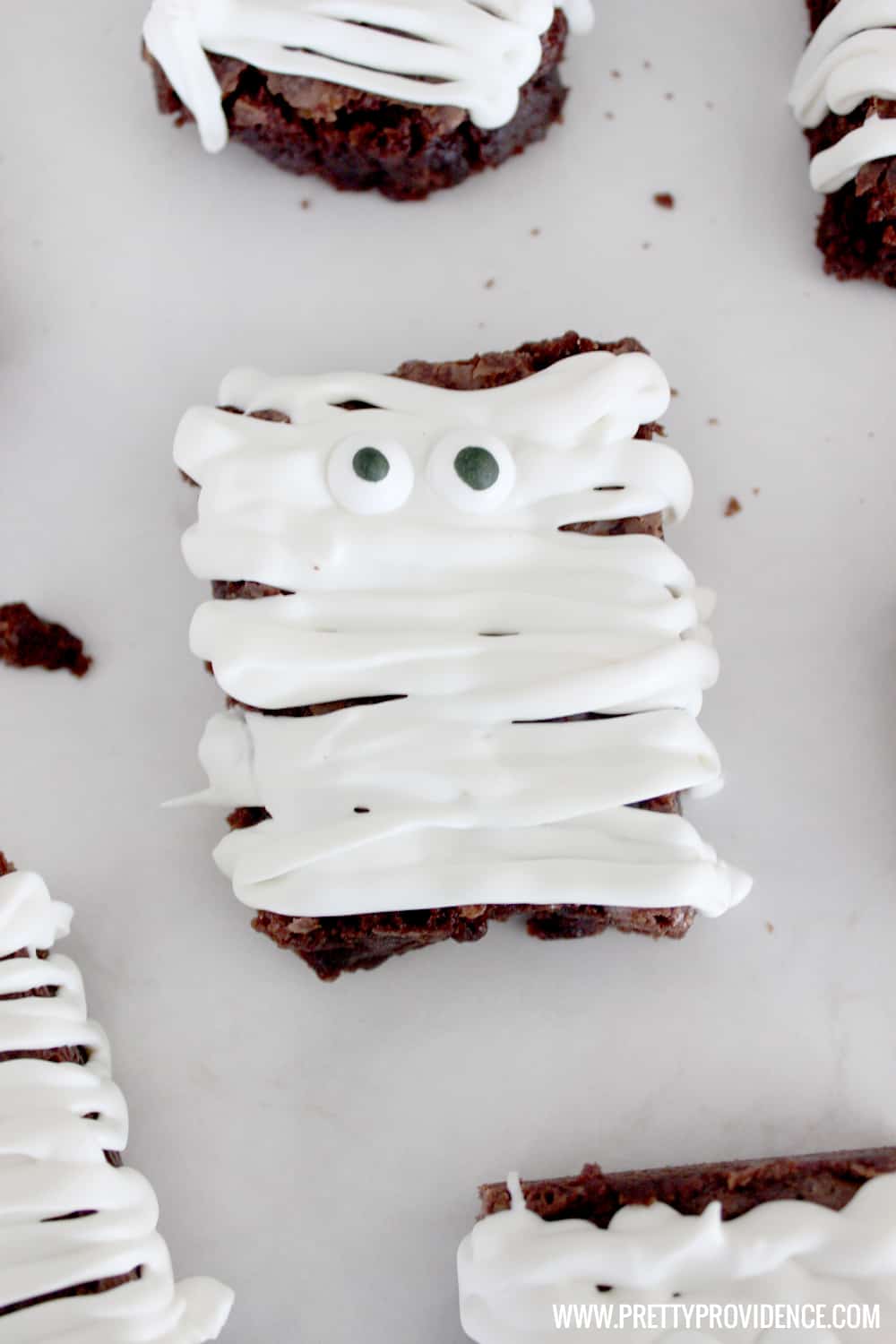 EASY MUMMY BROWNIES