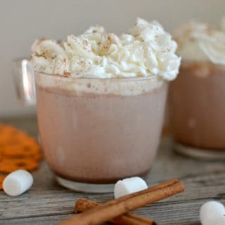 Pumpkin Spice Hot Chocolate: The perfect mix of pumpkin spice and cocoa!
