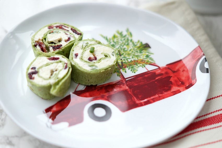 Cranberry and Feta Pinwheels