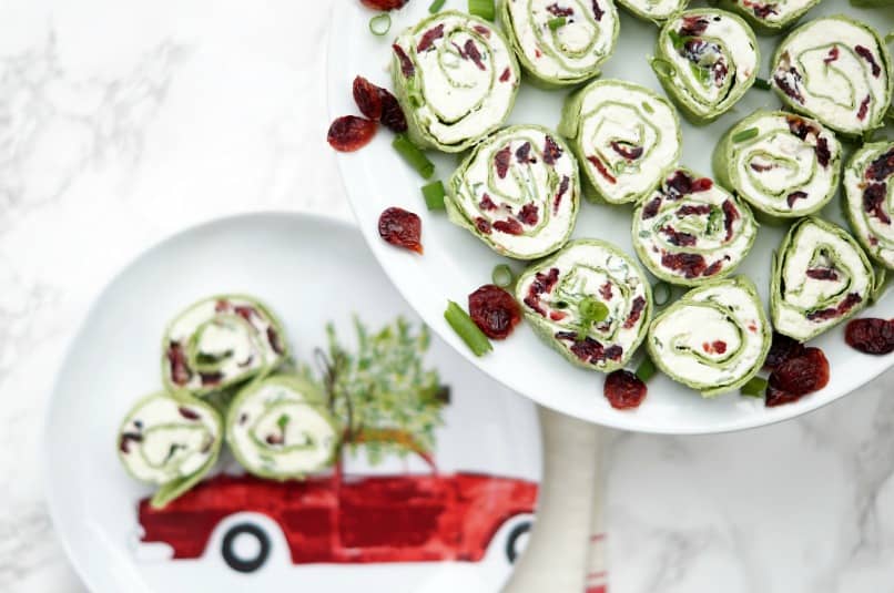 Cranberry and Feta Pinwheels