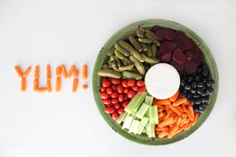 A healthy vegetable dip that is as delicious as it is easy to make!