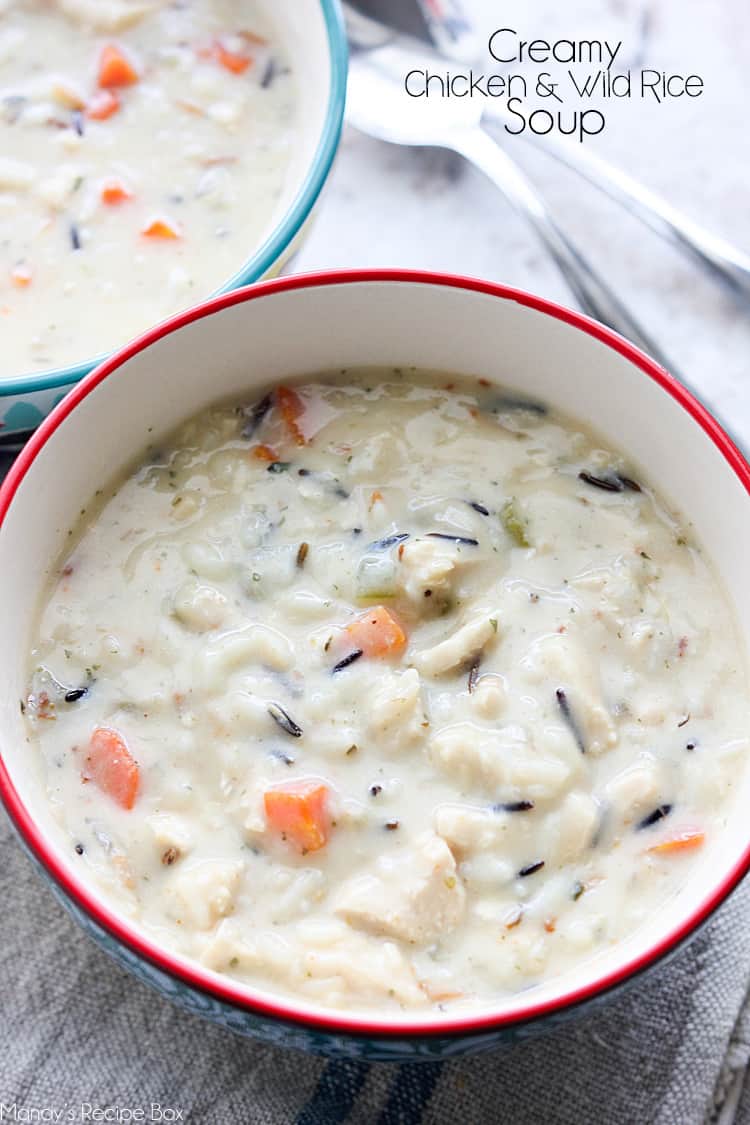 Creamy Chicken and Wild Rice Soup