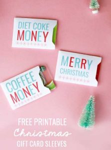 Gift Card Sleeves for Christmas!! 