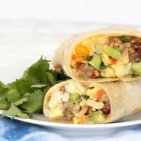 Slow Cooker Breakfast Burritos