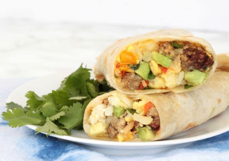 Crockpot Breakfast Burritos Pretty Providence