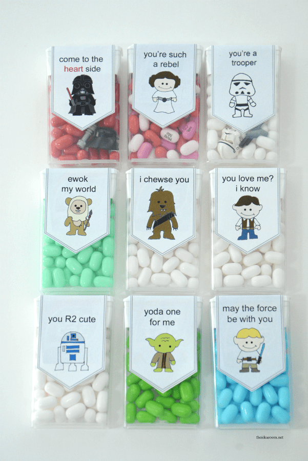 Tic Tac Star Wars Valentines from The Idea Room!
