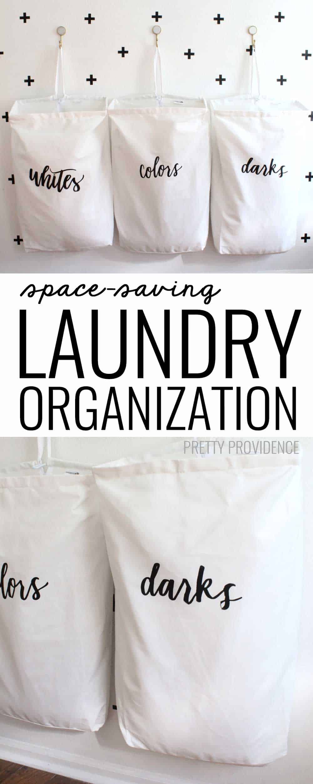 DIY Laundry Organization Bags