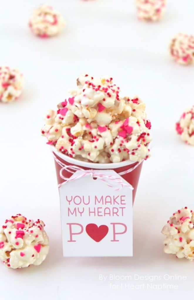 Popcorn Valentine from Iheartnaptime!