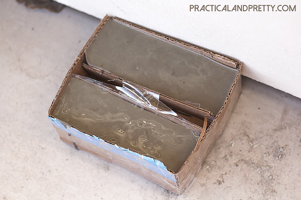 DIY Cement Vanity Mirror - Pretty Providence