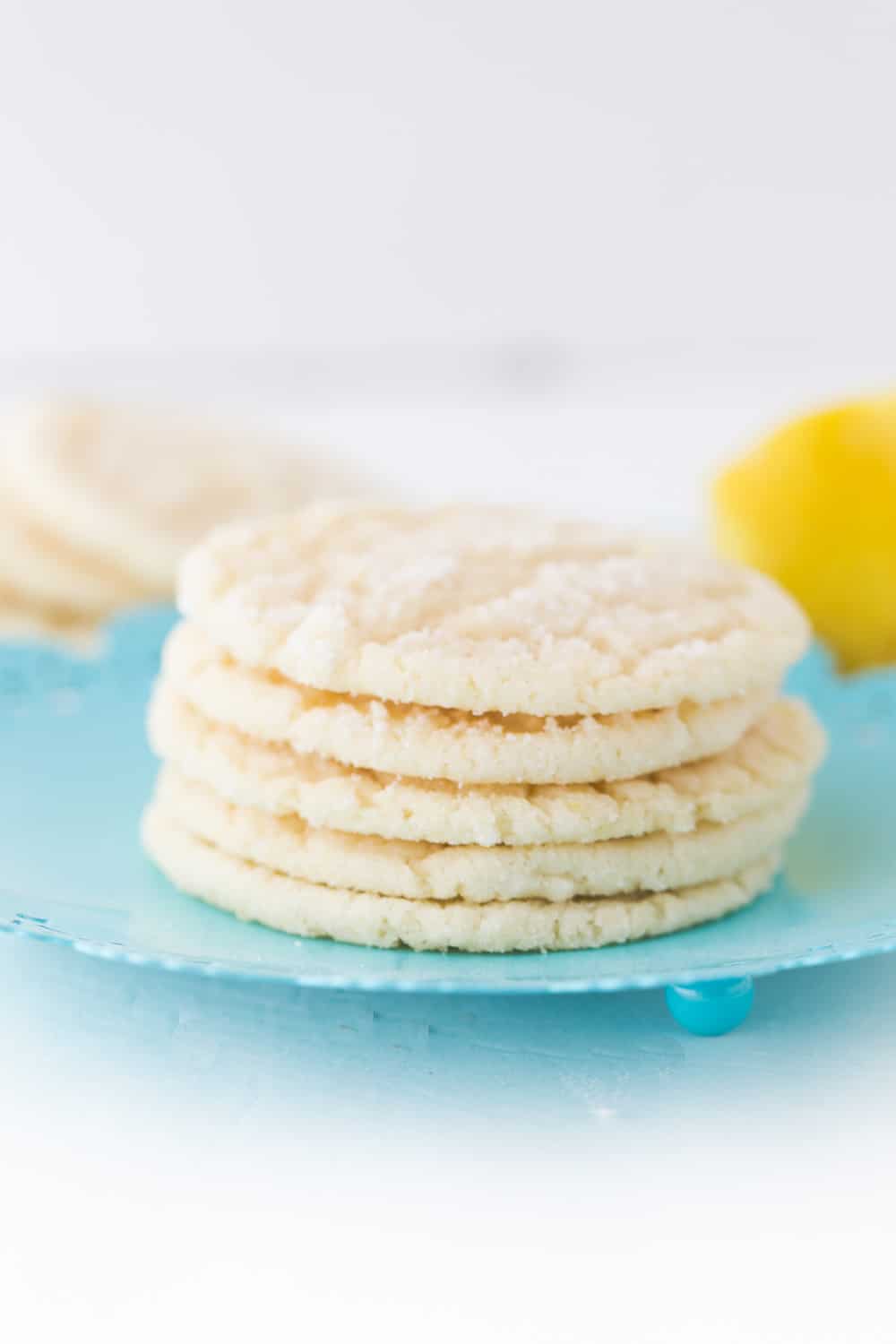 These lemon cookies are delicious and perfect when you want something lemony and sweet! 