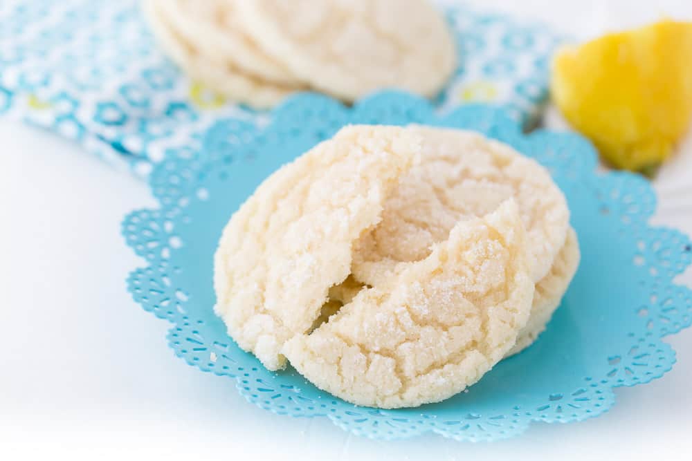 These lemon cookies are delicious and perfect when you want something lemony and sweet! 