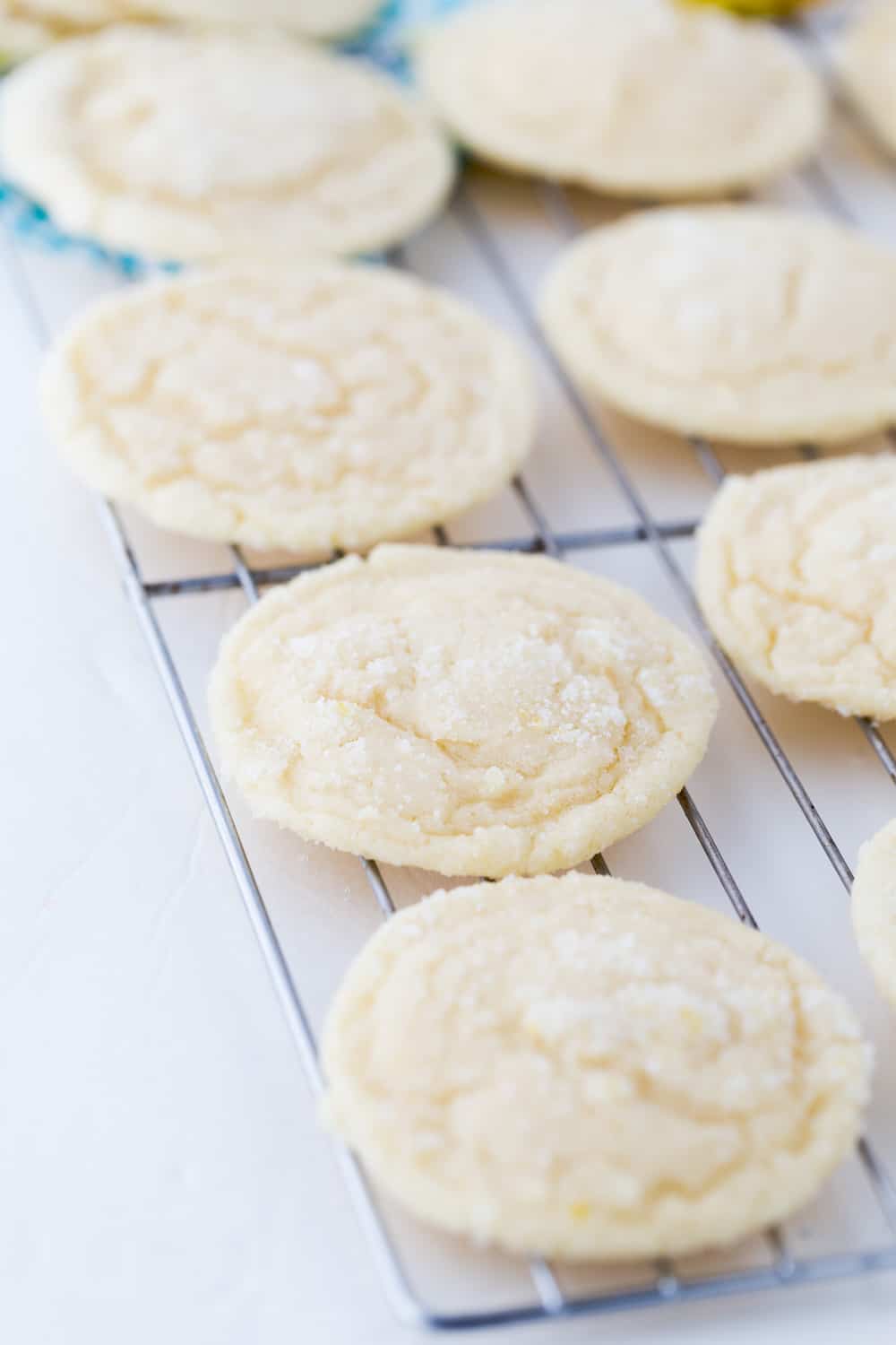 These lemon cookies are delicious and perfect when you want something lemony and sweet! 