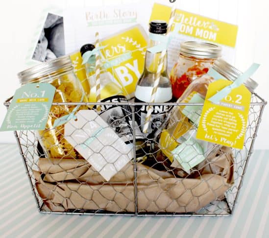 High End Baby Gift Basket, Quality Baby Shower Present