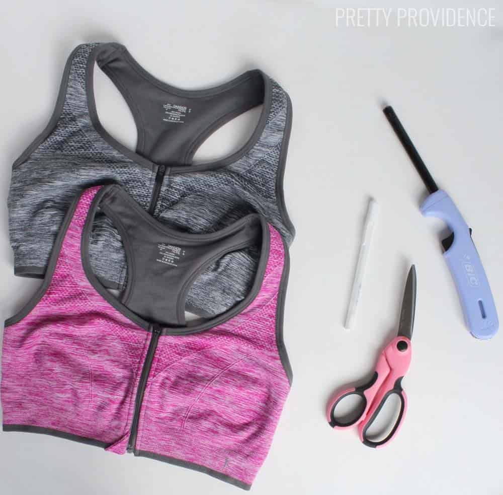 Easy DIY Sports Bra using Spandex Fabric!