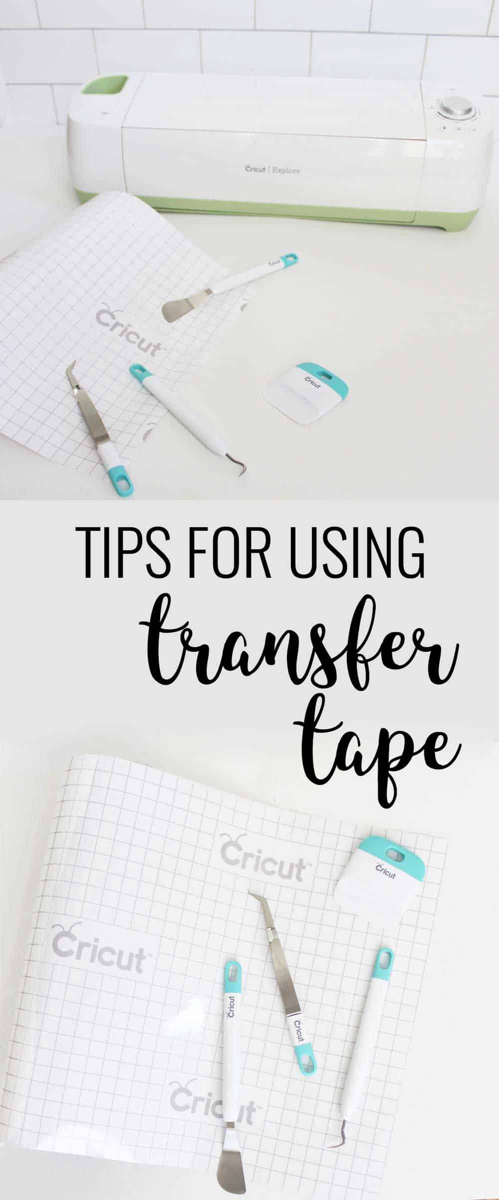 How To Use Cricut Transfer Tape - Life is a Party