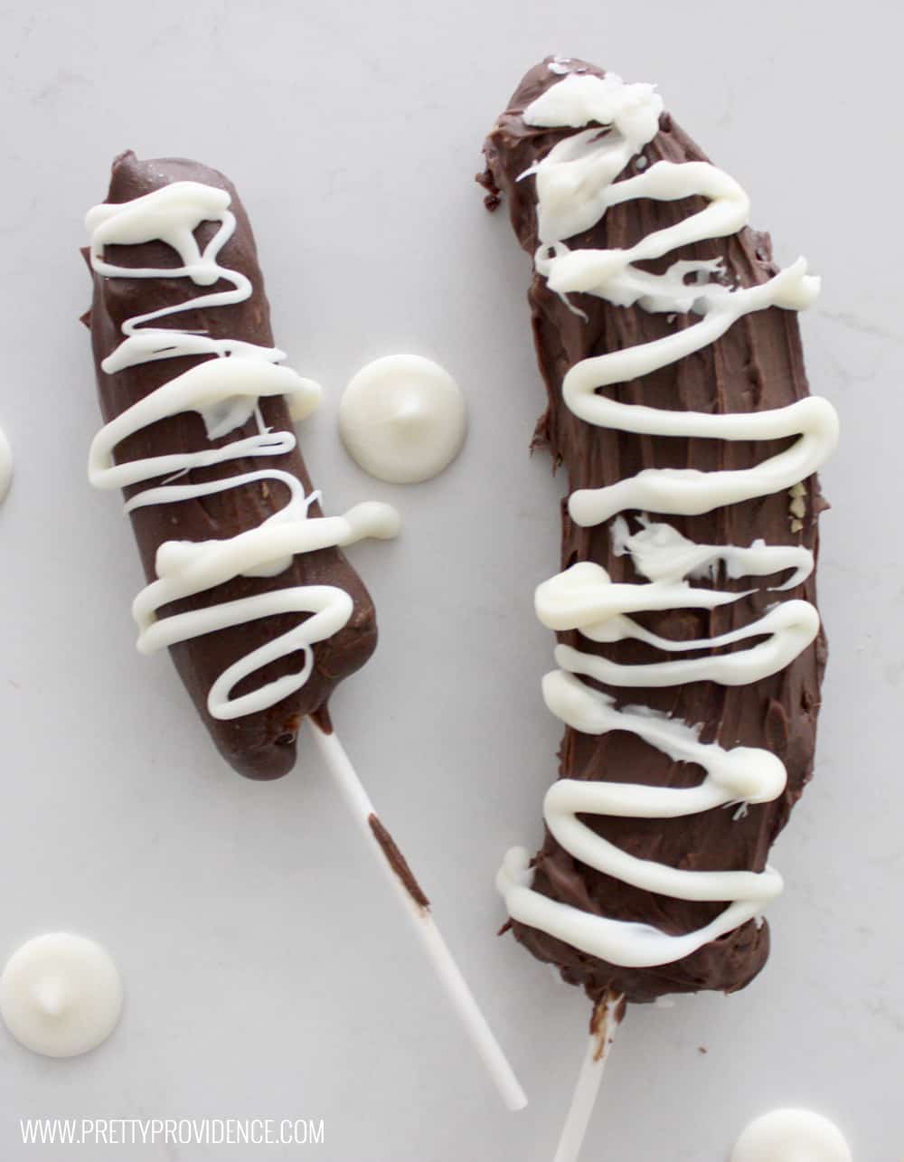 Frozen Chocolate Covered Bananas