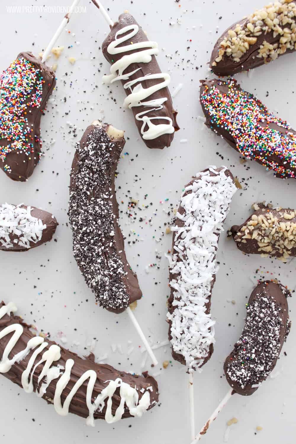 Frozen Chocolate Covered Bananas