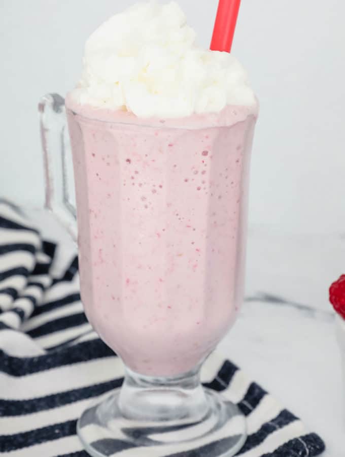 Best Ever Raspberry Milkshake