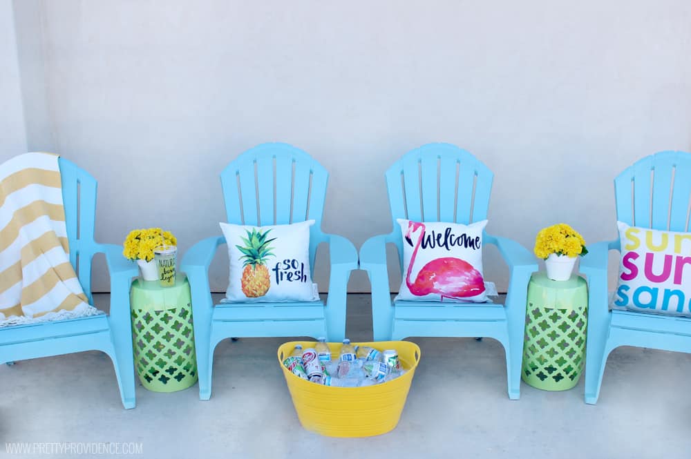 How amazing are these fun summer decor items from Michaels?! I'm obsessed!