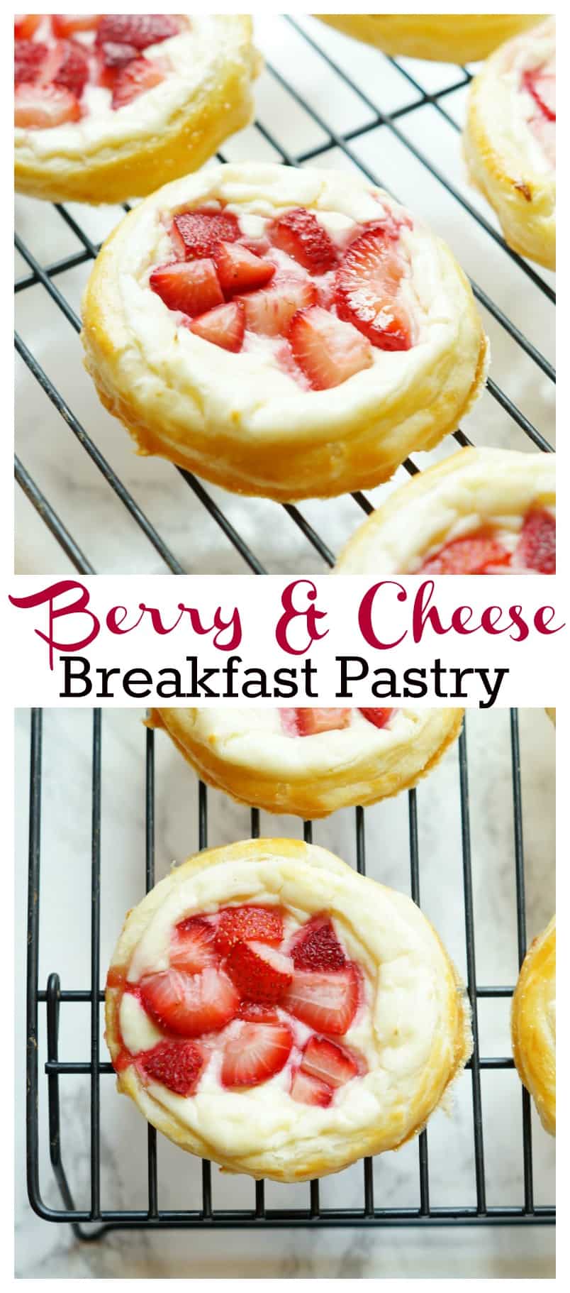 Easy Strawberry and Cream Cheese Breakfast Pastry 